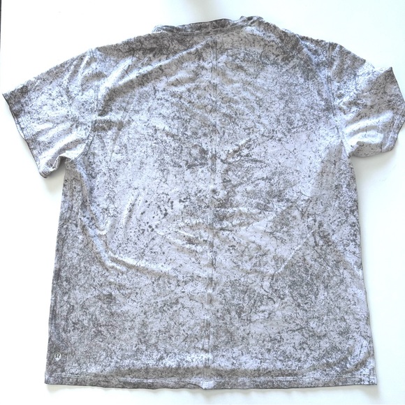 Lululemon All Yours Cotton T-ShirtCirrus Wash White Opal Raw Linen Rover #113 - Picture 4 of 5